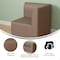 Flash Furniture Bright Beginnings Commercial Grade Modular Classroom Soft Seating, 1-Seater Corner Chair, Neutral Vinyl MK-ME15716-GG - alternate 3